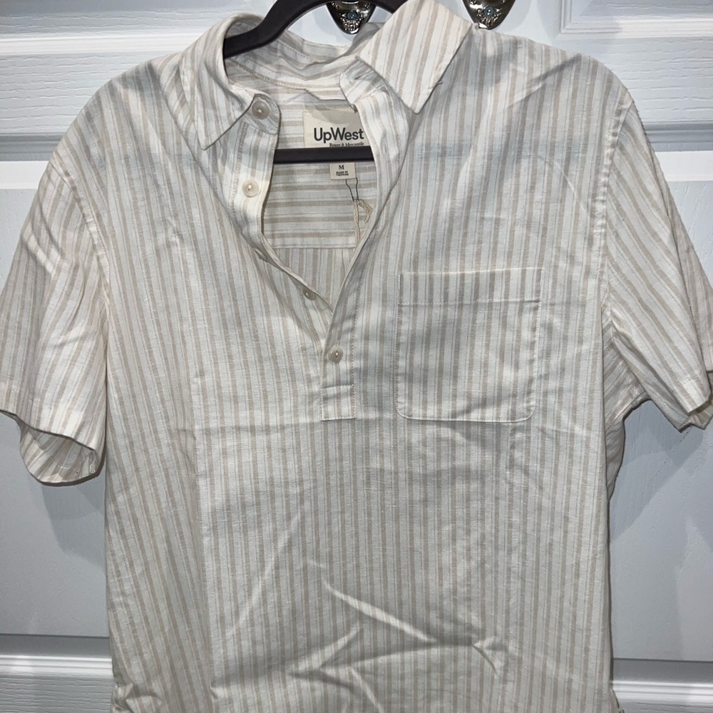 Up west quarter button shirt